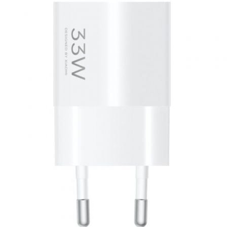 Cargador de pared gan xiaomi 33w nano power adapter 1xusb tipo-c/ 33w