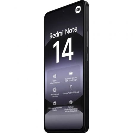 Smartphone xiaomi redmi note 14 8gb/ 256gb/ 6.67"/ negro