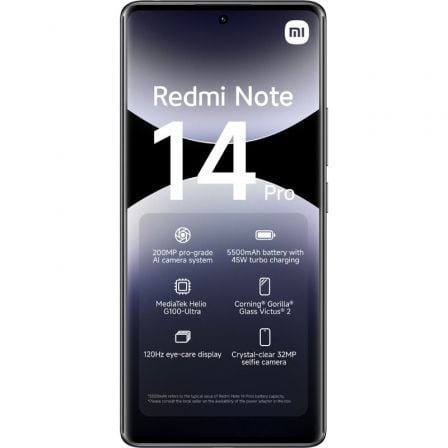 Smartphone xiaomi redmi note 14 pro 8gb/ 256gb/ 6.67"/ negro medianoche