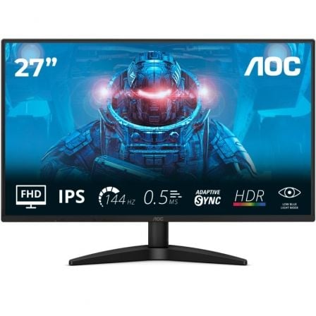 Monitor Gaming AOC 27B36X 27"/ Full HD/ 0.5ms/ 180Hz/ IPS/ Negro