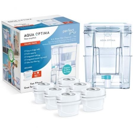 art_aqo-pae-disp-wd1001_1 Depósito de agua filtrada aqua optima wd1001/ 8.2l/ incluye 6 filtros