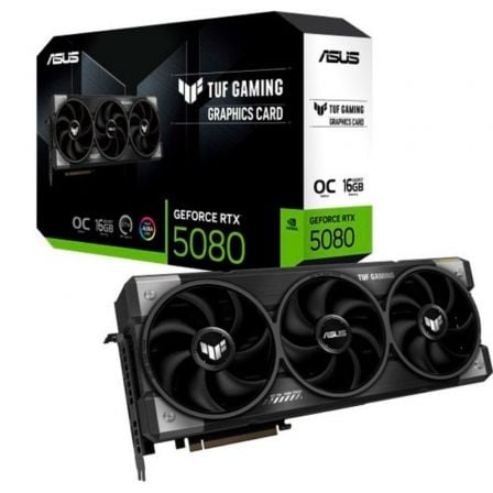 art_asu-gf-tuf-rtx5080-oc-16g_1 Tarjeta gráfica asus tuf gaming geforce rtx 5080 oc/ 16gb gddr7