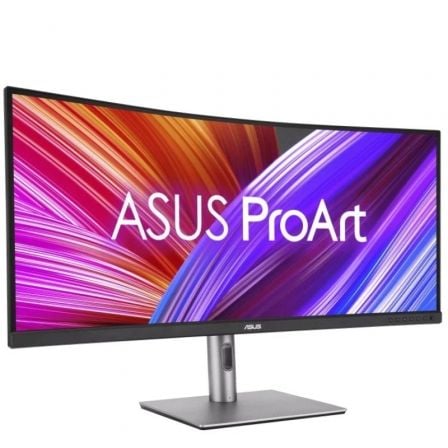Monitor profesional asus proart display pa34vcnv 34"/ uwqhd/ multimedia/ regulable en altura/ negro y plata