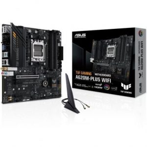 Placa base asus tuf gaming a620m-plus wifi socket am5/ ddr5/ pcie 4.0/ micro atx