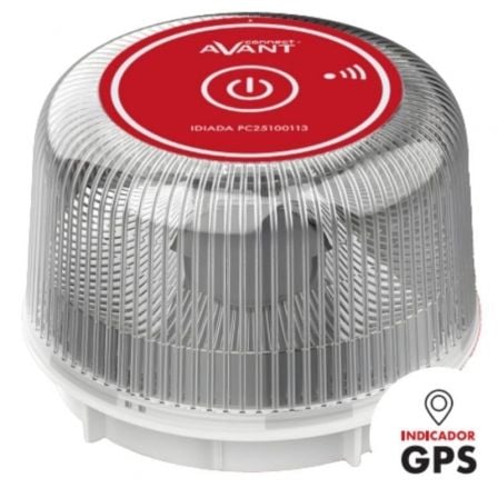 art_avt-luz-connected-av1201_2 Luz baliza de emergencia para coche avant v16 connected av1201/ homologada/ base imantada/ geolocalizable/ funciona a pilas