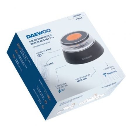 art_dae-luz-dw5001_3 Luz baliza de emergencia para coche daewoo dw5001 v16/ homologada/ base imantada/ geolocalizable/ funciona a pilas