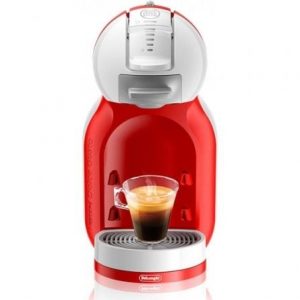Cafetera de cápsulas delongui dolce gusto mini me/ blanca y roja