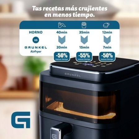 art_grk-pae-fre-bk-lig-fry_2 Freidora por aire airfryer / sin aceite grunkel black light fryer/ 1400w/ capacidad 6l