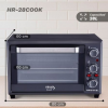 Horno de sobremesa grunkel hr-28cook/ 1600w/ capacidad 28l