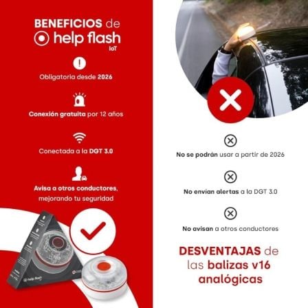 art_helf-luz-help-flash-iot_2 Luz baliza de emergencia para coche help flash v16 connected iot/ homologada/ base imantada/ geolocalizable/ funciona a pilas