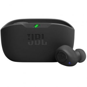 Auriculares bluetooth jbl vibe buds con estuche de carga/ autonomía 8h/ negros