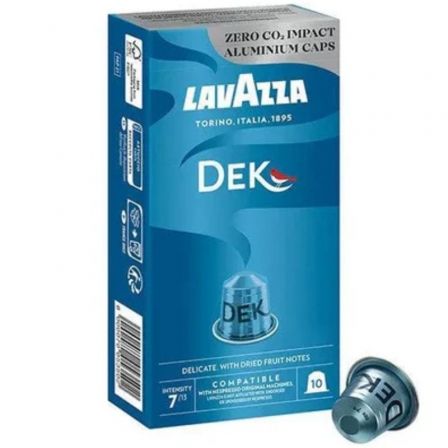 Cápsula lavazza espresso decaf descafeinado para cafeteras nespresso/ caja de 10