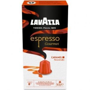art_lav-cafe-esp-gou-caramel-10c_1 Cápsula lavazza espresso gourmet caramel para cafeteras nespresso/ caja de 10