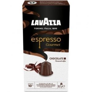 art_lav-cafe-esp-gou-choco-10c_1 Cápsula lavazza espresso gourmet chocolate para cafeteras nespresso/ caja de 10