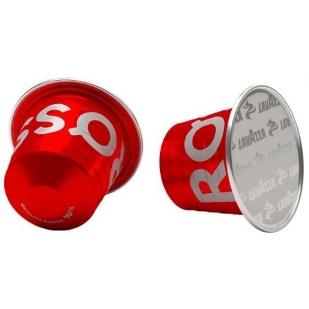 Cápsula lavazza qualitá rossa para cafeteras nespresso/ caja de 10