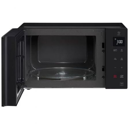 Microondas lg neochef mh6535gis/ 1000w/ capacidad 25l/ función grill/ negro