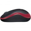 Ratón inalámbrico logitech m185/ hasta 1000 dpi/ rojo