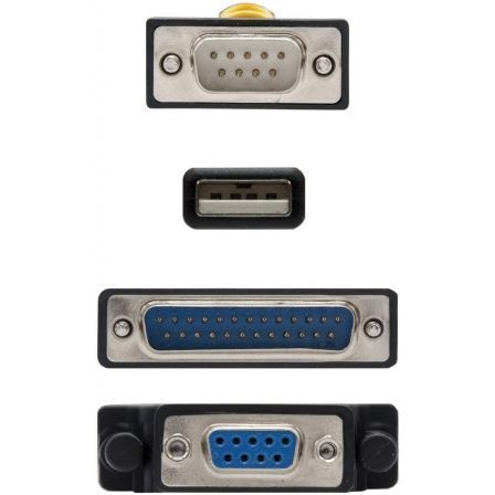 Cable conversor impresora nanocable 10.03.0002/ usb macho - db9 macho/ db25 macho