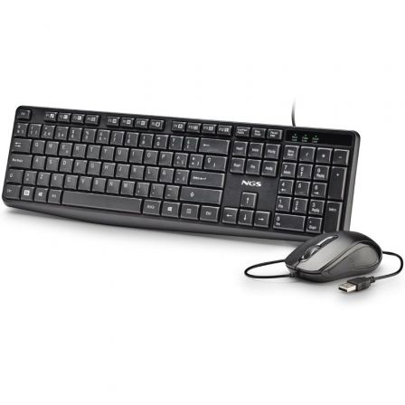 Teclado y ratón ngs cocoa kit v2