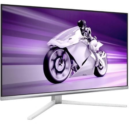Monitor gaming philips evnia 32m2n8900 31.5"/ 4k/ 0.03ms/ 240hz/ oled/ multimedia/ regulable en altura/ blanco