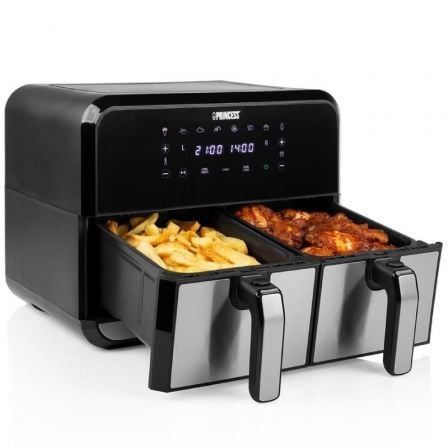 Freidora por aire airfryer / sin aceite princess double basket airfryer 182074/ 2400w/ capacidad 8l