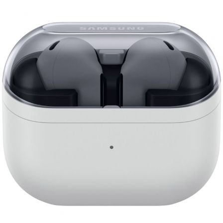 Auriculares bluetooth samsung galaxy buds 3 fe r420 con estuche de carga/ autonomía 8.5h/ gris