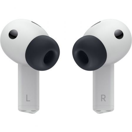 Auriculares bluetooth samsung galaxy buds 3 fe r420 con estuche de carga/ autonomía 8.5h/ gris
