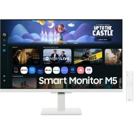 Smart monitor samsung m5 s27fm501eu 27"/ full hd/ multimedia/ smart tv/ blanco