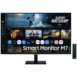 Smart monitor samsung m7 s32fm700uu 32"/ 4k/ multimedia/ smart tv/ negro