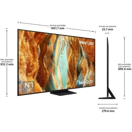 art_sam-tv-tq65qn74fat_3 Televisor samsung neo qled qn74f tq65qn74fat 65"/ ultra hd 4k/ smart tv/ wifi