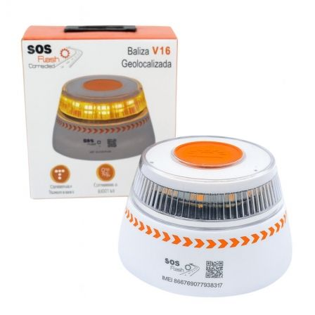 art_sosf-luz-bal-2_2 Luz baliza de emergencia para coche sos flash v16 connected iot bal/2/ homologada/ base imantada/ geolocalizable/ funciona a
