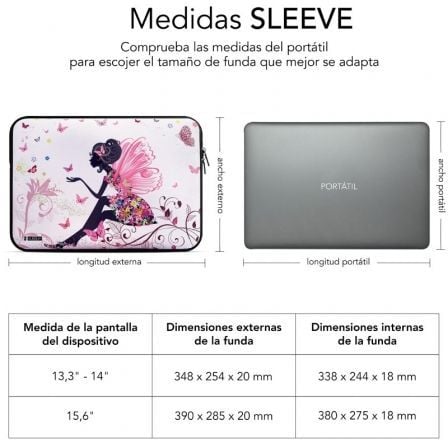art_sub-funda-tr-sl-neo-had-14_4 Funda subblim trendy sleeve neo hada para portátiles hasta 14"