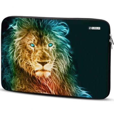 Funda subblim trendy sleeve neo lion para portátiles hasta 15.6"