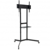 Soporte de suelo inclinable con ruedas tooq kefrén fs1150m-b para tv de 37-70"/ hasta 70kg