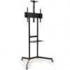 Soporte de suelo inclinable con ruedas tooq nefertiti fs1151m-b para tv de 37-70"/ hasta 70kg