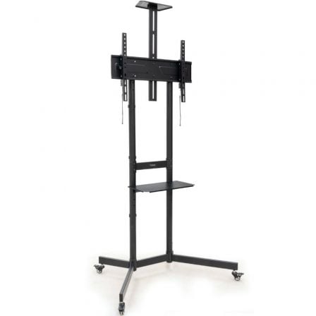 Soporte de suelo inclinable con ruedas tooq nefertiti fs1151m-b para tv de 37-70"/ hasta 70kg