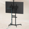 Soporte de suelo inclinable con ruedas tooq nefertiti fs1151m-b para tv de 37-70"/ hasta 70kg