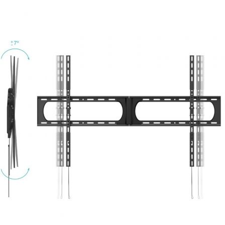 Soporte de pared inclinable tooq lp37140t-b para tv de 37-140"/ hasta 125kg