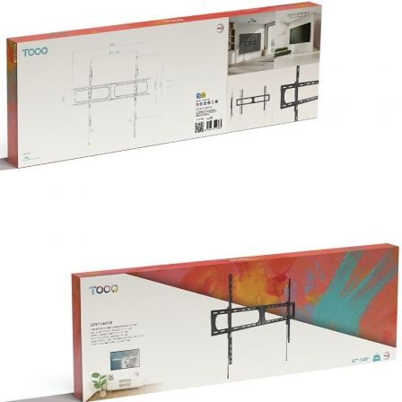 Soporte de pared inclinable tooq lp37140t-b para tv de 37-140"/ hasta 125kg