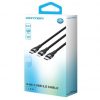 Cable usb tipo-c vention h17bav/ usb tipo-c macho - lightning macho/ usb tipo-c macho/ 60w/ 480mbps/ 1.2m/ negro