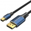 Cable conversor displayport 1.4 8k vention hcflg/ displayport macho - mini displayport macho/ 2m/ negro y azul