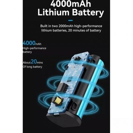 Aspirador de mano con batería vention kral0/ autonomía 20 min