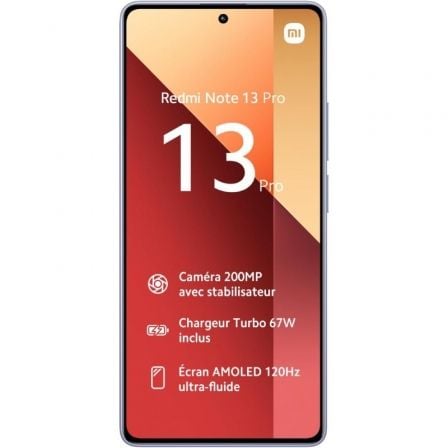 Smartphone xiaomi redmi note 13 pro nfc 8gb/ 256gb/ 6.67"/ purpura