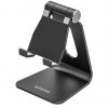 Soporte para smartphone/tablet aisens ms1pm-084/ negro