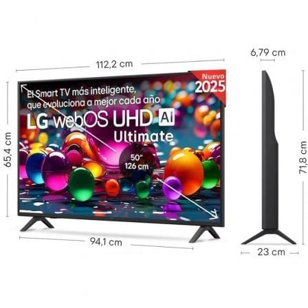 Televisor lg uhd 50ua74006lb 50"/ ultra hd 4k/ smart tv/ wifi