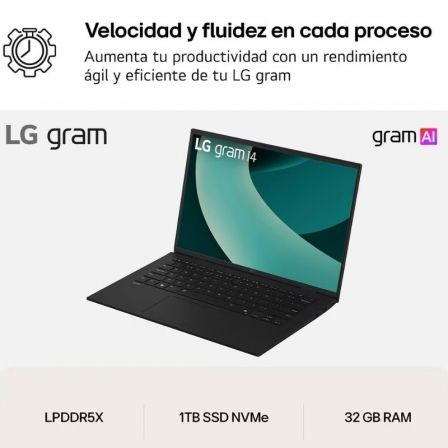 art_lgp-14zd90t-g-ax88b_2 Portátil lg gram 14zd90t-g.ax88b intel core ultra 7-255h/ 32gb/ 1tb ssd/ 14"/ sin sistema operativo