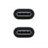 Cable USB 3.1 Nanocable 10.01.4101/ USB Tipo-C Macho - USB Tipo-C Macho/ 1m/ Negro