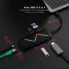 Docking USB Tipo-C Nanocable 10.16.0801/ 3xUSB/ 1xUSB Tipo-C PD/ 1xHDMI/ 1xRJ45/ 1xLector Tarjetas SD TF