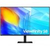Monitor profesional samsung viewfinity s8 s80d s37d802eau 37"/ 4k/ regulable en altura/ negro