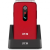 Teléfono móvil spc stella 3 para personas mayores/ 4g/ rojo